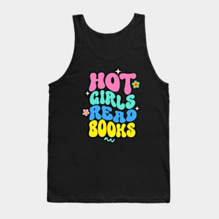 Hot Girls Read Books, Book Lover Tank Top